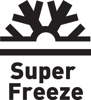 Super Freeze - funkce rychlého zmrazení potravin vložených do mrazničky.