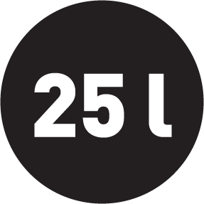 Objem 25 l