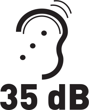 Hlučnost 35 dB